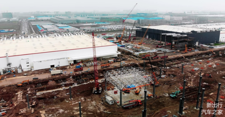 进展神速 特斯拉上海工厂二期工程最新信息